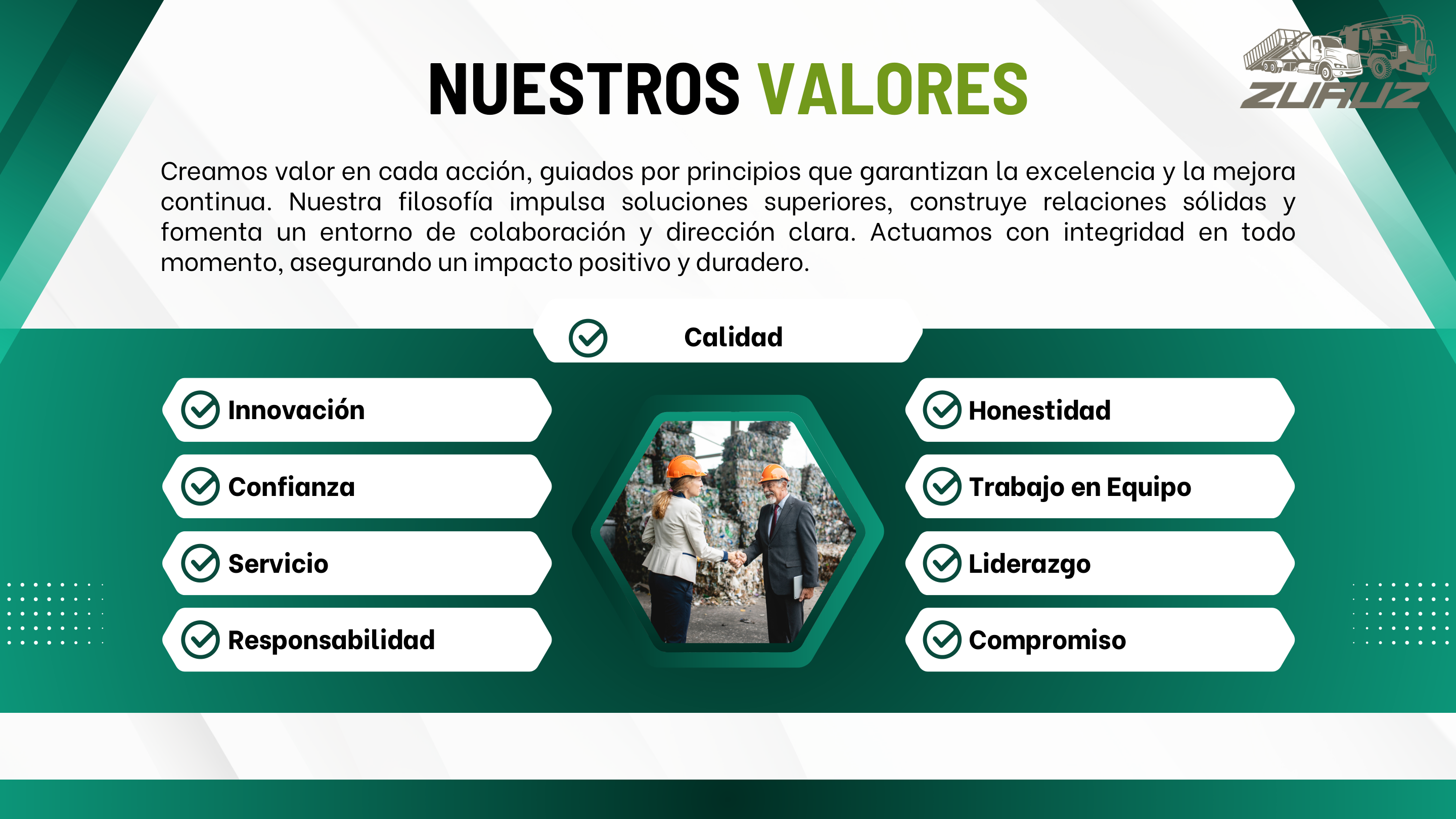 Misión, visión y valores